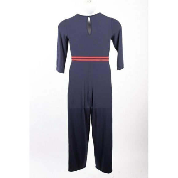 Boden Womens Isla Jersey Knit Wrap Jumpsuit UK 6 US 2 Navy Blue Wide Leg NWT - Picture 4 of 5